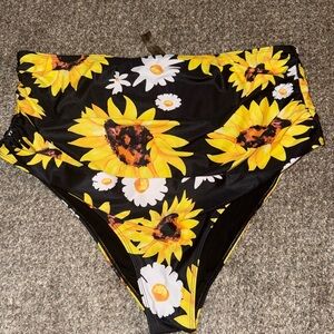 Sunflower High-Waisted Bikini Bottom